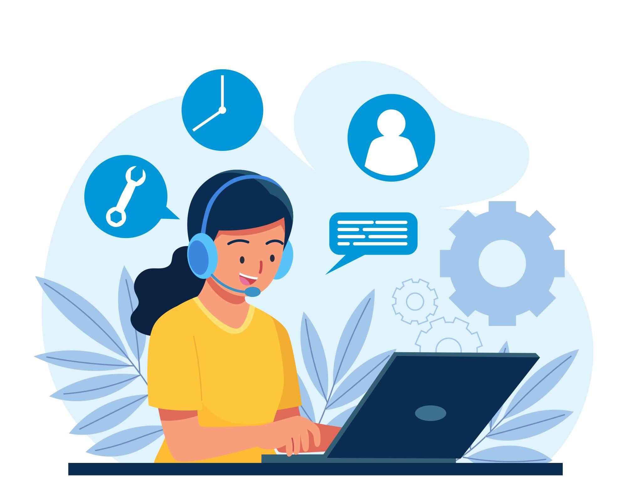 Contact illustration